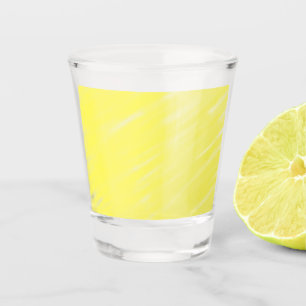 Verre A Shot publicité jaune pastel personnalisée de couleur un