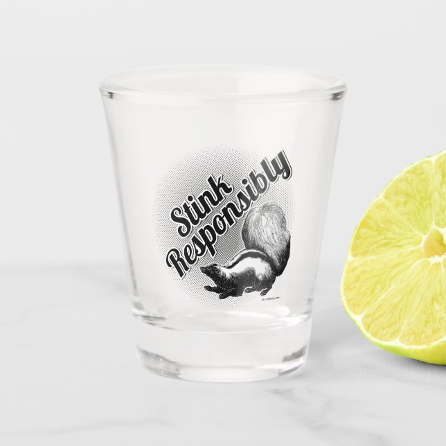 Verre A Shot Puez Responsablement (Devant)