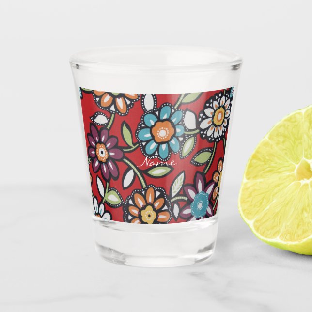 Verre A Shot Puissance de fleur hippie Thunder_Cove (Devant)