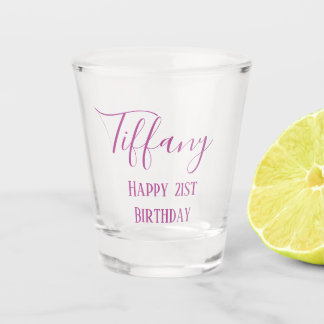 Verre A Shot Purple 21e anniversaire