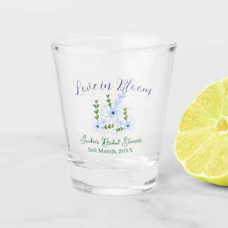 Verre A Shot Purple boho love in Bloom bridal shower name retro