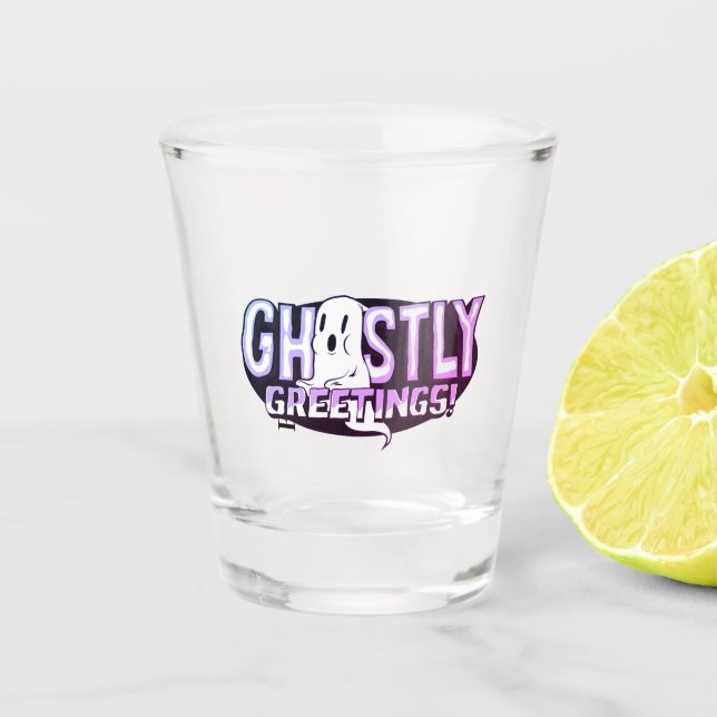 Verre A Shot Purple Glow Gremages Halloween (Devant)