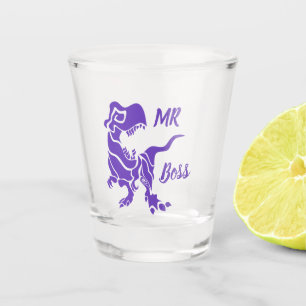 Verre A Shot Purple Trex le Boss Dino
