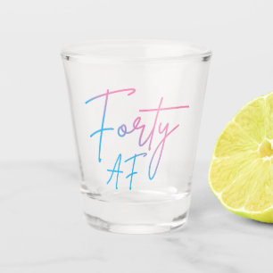 Verre A Shot Quarante AF II - Cadeau d'anniversaire