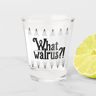Verre A Shot QUEL MORSE?! argyle diamant célibataire