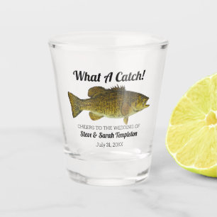 Verre A Shot Quelle pêche de la petite bouche de mariage basse