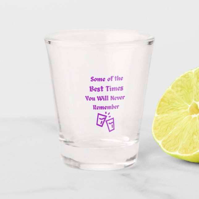 Verre A Shot Quelques-unes des Meilleures Heures sur un (Devant)