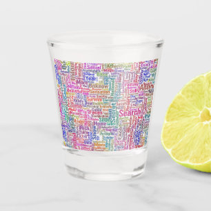 Verre A Shot Question Apprendre Nuage MotssTexte Motif Message
