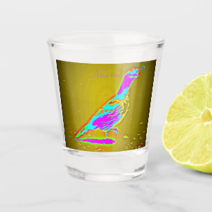 Verre A Shot Queue du désert