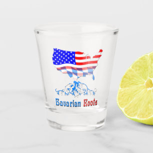 Verre A Shot Racines Bavaroises d'Amérique, Bayern Bavaria