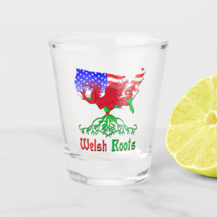 Verre A Shot Racines galloises américaines