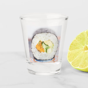 Verre A Shot Râle de sushi Poisson et riz