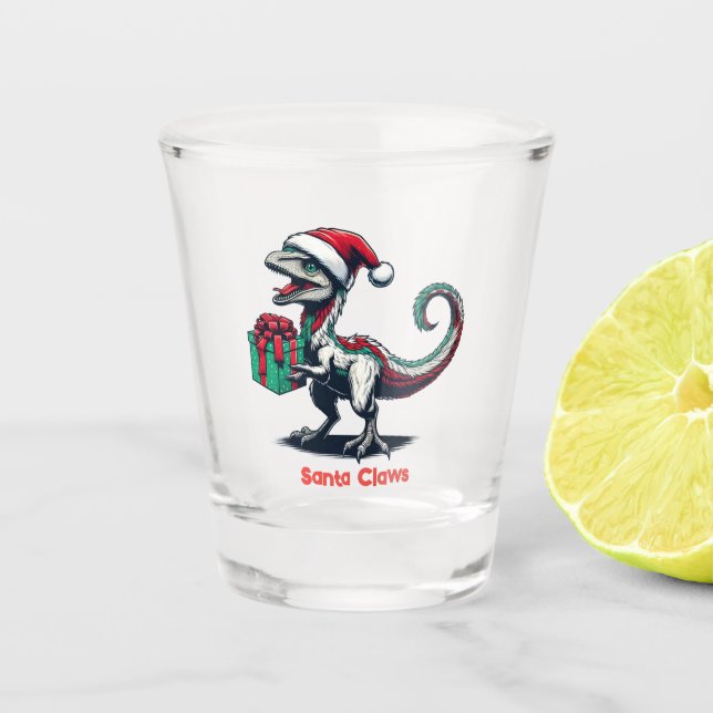 Verre A Shot rapace de Noël Santa hat (Devant)