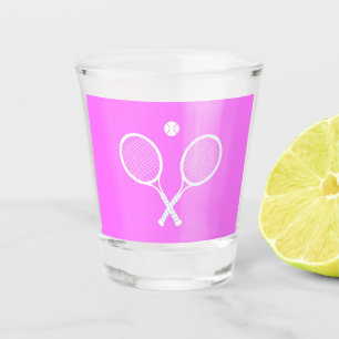 Verre A Shot Raquettes et boules de tennis