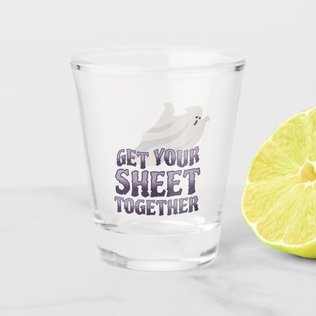 Verre A Shot Rassemblez votre feuille (Devant)