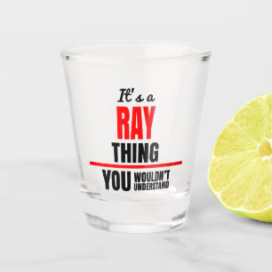 Verre A Shot Ray, tu ne comprendrais pas le nom