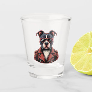 Verre A Shot Rebel Spirit Chien - Animal Vintage Cool