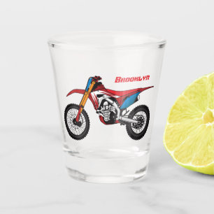 Verre A Shot Red dirt bike motorcycle