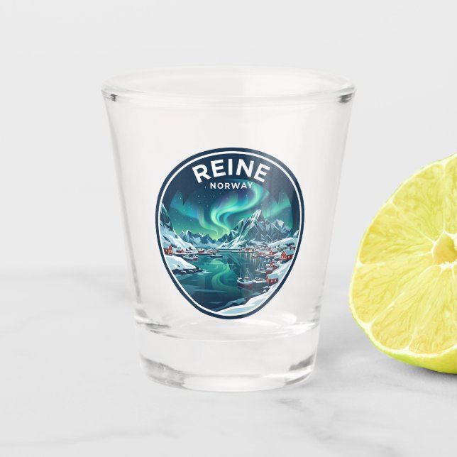 Verre A Shot REINE Norvège (Devant)