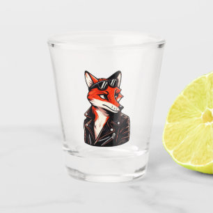Verre A Shot Renard cool - Animal Vintage