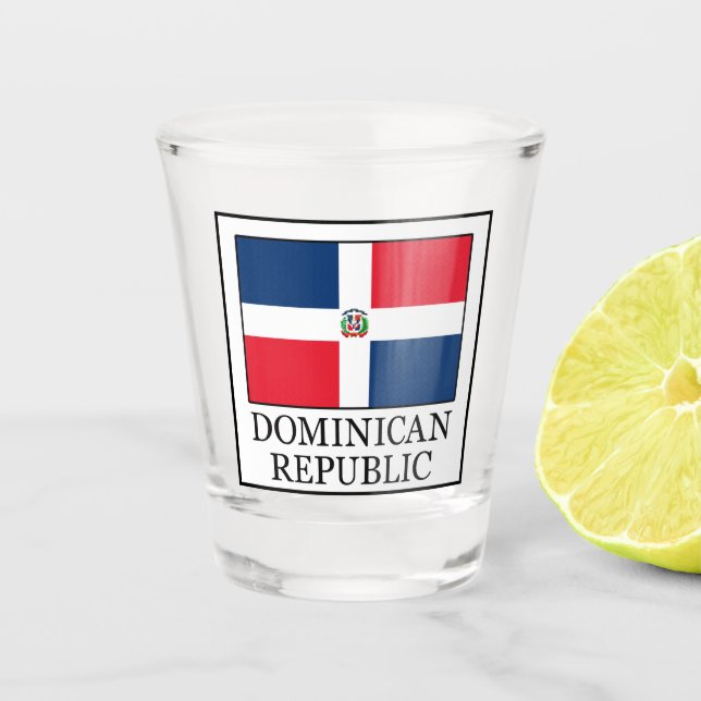 Verre A Shot République dominicaine (Devant)
