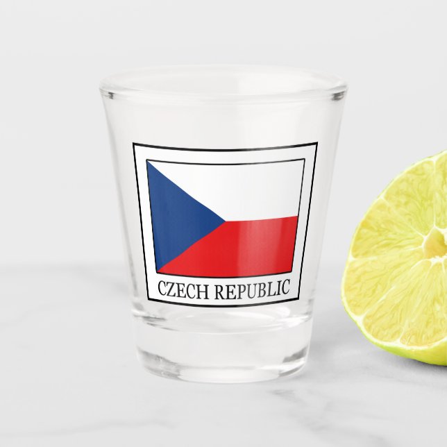 Verre A Shot République tchèque (Devant)
