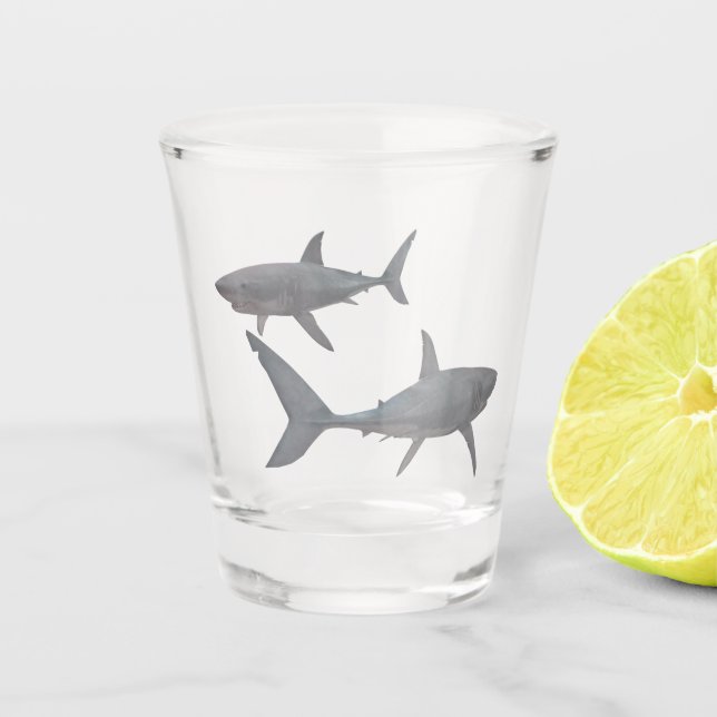 Verre A Shot Requin blanc (Devant)