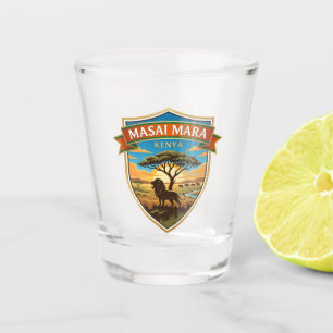 Verre A Shot Réserve nationale du Masai Mara Kenya