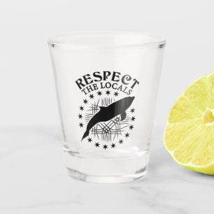 Verre A Shot Respectez Les Locaux - Citation De L'Amant Dauphin