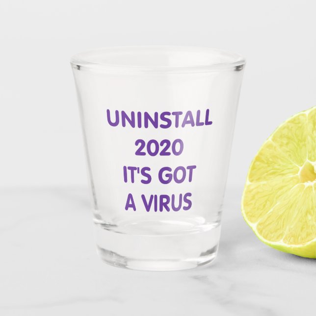 Verre A Shot Restez en sécurité ! (Devant)