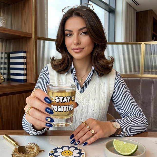 Verre A Shot Restez Positif (Créateur téléchargé)