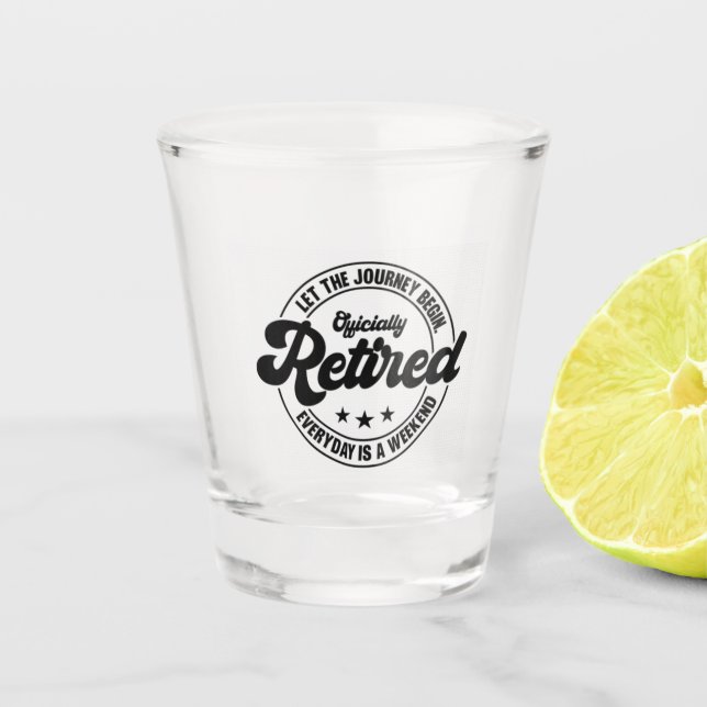 Verre A Shot Retraite (Devant)