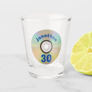Verre A Shot Retro 90s Musique Thème 30e anniversaire Faux CD