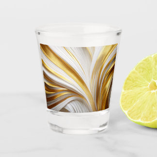 Verre A Shot Retro d'or blanc