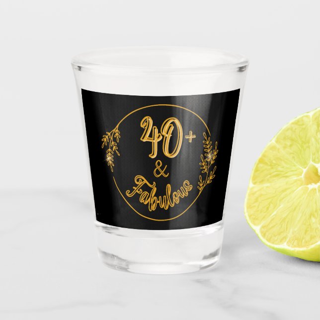 Verre A Shot Rêve d'anniversaire 40 ans ! (Devant)