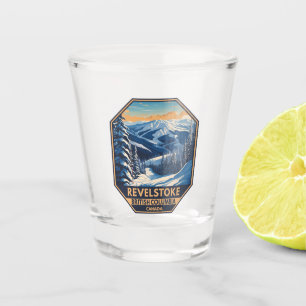 Verre A Shot Revelstoke Canada Vintage hivernal