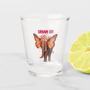 Verre A Shot Rêver Gros Comme Un Inspirationnel Éléphant
