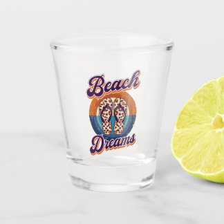 Verre A Shot rêveurs de plage