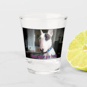 Verre A Shot Rex TV Terrier Fermez votre trou de la tarte vitre