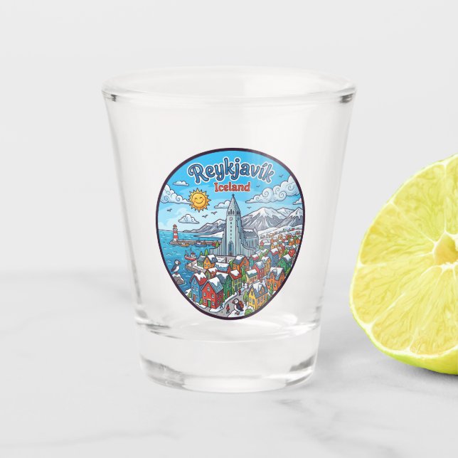 Verre A Shot Reykjavík Islande (Devant)