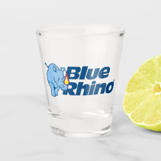 Verre A Shot Rhino bleu