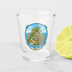 Verre A Shot Roche supérieure de Gibraltar