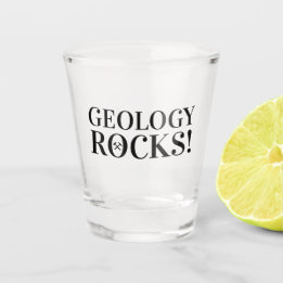 Verre A Shot Roches de géologie ! Géologue