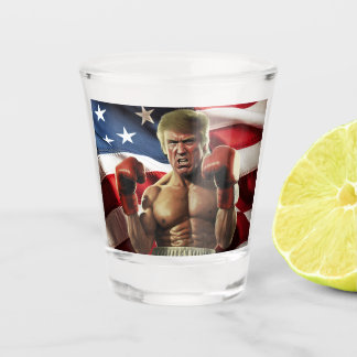 Verre A Shot Rocky Trump : le champion du peuple de la liberté