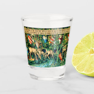 Verre A Shot Roi médiéval Arthur William Morris