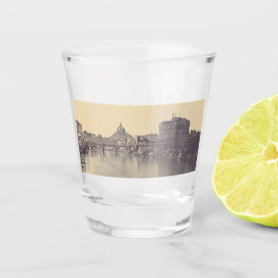 Verre A Shot Rome Antique Château du Tibre et Beaux-Arts du Vat