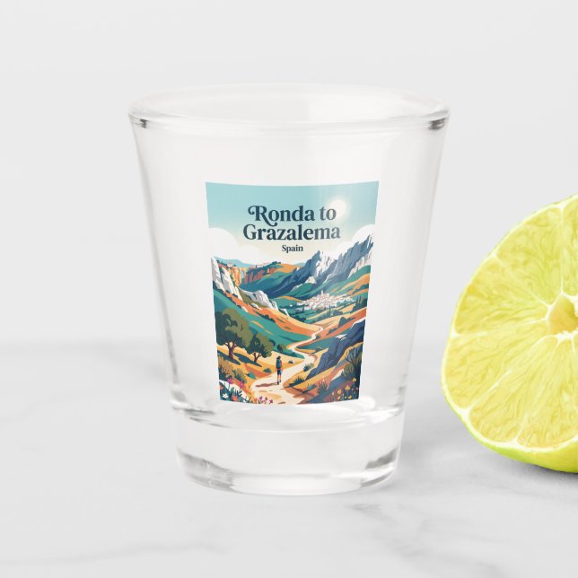 Verre A Shot Ronda à Grazalema Espagne (Devant)