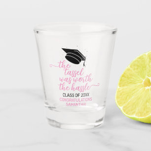 Verre A Shot Rose Élégant Le Tassel Vaut La Peine Le Hassle