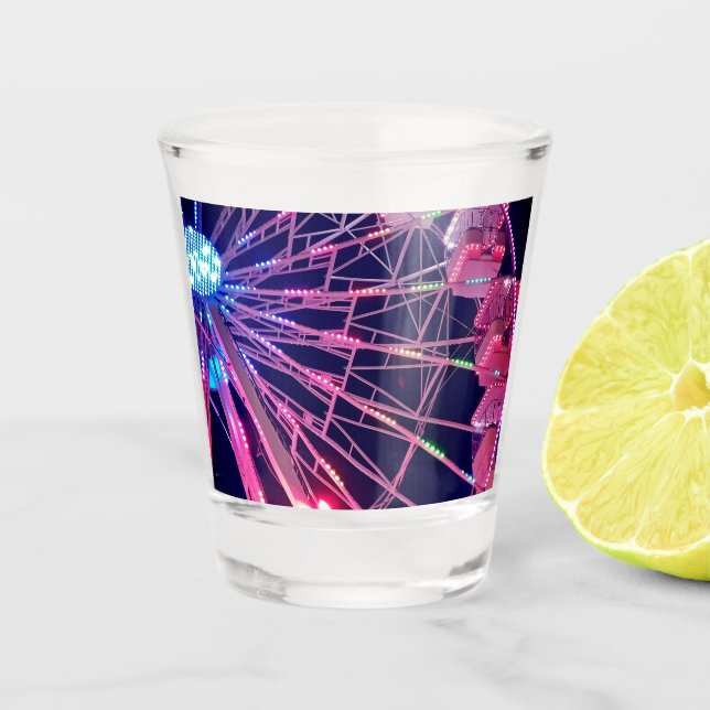 Verre A Shot Roue rose Ferris (Devant)