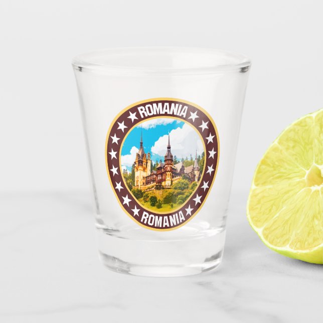 Verre A Shot Roumanie (Devant)